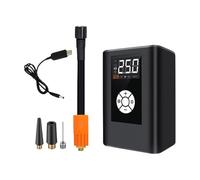 Mini gonfleur de Pneu 120PS Compresseur d'air Portable Affichage LCD Pompe à vélo électrique avec Batterie Rechargeable 4000mAh Lumière LED pour Voiture vélo Moto balles bouée de