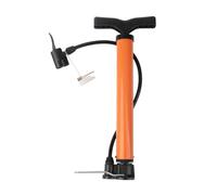Mini gonfleur de vélo portable, pompe manuelle compacte pour basket-ball, football, volley-ball, anneaux de natation (orange)