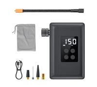 Mini gonfleur Electrique Velo,elektrische luftpumpe,gonfleur de pneus sans Fil,peti compresseur à air portatif,d'air électrique,Rechargeable Affichage numérique-1 Set