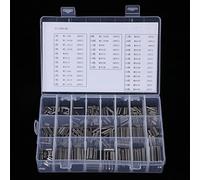 Mini Goupille Mecanindus, Assortiment de Goupilles élastiques, Roll Pins Assortime Pcs Ensemble de Broches de Tension à Ressort en Acier Inoxydable M1.5 M2 M2.5 M3 M4 M5 M6 M8 avec Boîte