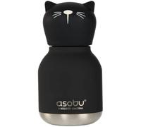 Mini Gourde Isotherme Bestie Chat Noir, Blanc TU