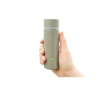 Mini Gourde Isotherme-Bouteille Isotherme-150ml Flask, Facile à Transporter,Réutilisable,Pour Bureau, Maison (Gris)