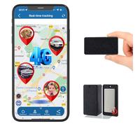 Mini GPS Tracker avec aimanté 4G Longue Distance Localisateurs d'objets Winnes Traceur Antivol pour Enfants Moto Velo Valise,sans abonnement Application Compatible iOS et Android,Carte SIM requise
