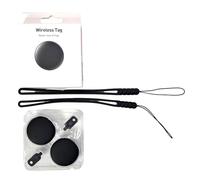 Mini GPS Tracker，Smart Tag Locator Tracking Device,Keys Finder and Item Locator,Air Tracker Item Finders for Find My(iOS Only) Track Your Keys,Wallet,Luggage,Pets and Bag (2pcs Black)