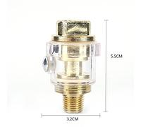Mini graisseur en ligne 1/4 BSP, construction en métal massif, outil pneumatique automatique pour compresseur d'air, tuyau en alliage de zinc, 5,5 x 3,2 cm