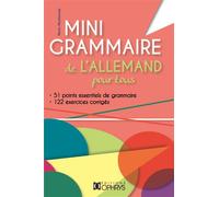 Mini grammaire de l'allemand pour tous - Marie Marhuenda - Ophrys - broché - Méthode de langue