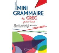Mini grammaire du grec moderne - Jean-Pierre Robert - Ophrys - broché - Méthode de langue