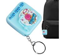 Mini Gramophone keyychain- Pendant Le Marcheur Musical avec Un Son Piano jouable | Jouet Portable Mignon, Porte-clés, Pendentif, Disque rétro-Disc Nostalgic Gift Toy pour Les, Les collectionne