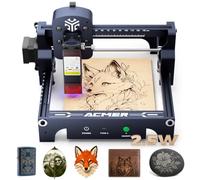 Mini Graveur Laser ACMER T1 2,5W Machine Gravure Laser Surface de Gravure 130×130mm,Découpe Laser 10000mm/min,Précision 0,01mm,Aucun Montage Requis，Graveur Laser Bois et Convient aux Débutants