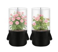 Mini Greenhouse - Mini Flower Pot Frost Cover for Indoor | Transparent Thermal Tent with Zippered Entrance, Pop-Up Nursery Shield, Botanical Guard for Garden, Balcony, Winter and Home