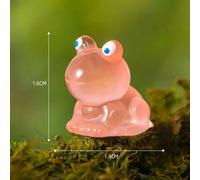 Mini Grenouille En Résine Pour La Décoration Intérieure,Mini Grenouille,Ornements De Bricolage,Lueur La Nuit,L'inventaire #C-General Brand