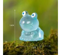 Mini Grenouille En Résine Pour La Décoration Intérieure,Mini Grenouille,Ornements De Bricolage,Lueur La Nuit,L'inventaire #G-General Brand