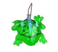 Mini grenouille gonflable rose et vert pendentif ballon enfant petit porte-clés sans lumière, a, taille unique