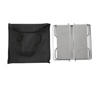 Mini grille de Barbecue pliable en acier inoxydable, grille de Camping avec pare-vent pour jardin
