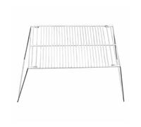 Mini grille de barbecue pliable en acier inoxydable pour barbecue au charbon de bois simple à suspendre en plein air (32 x 25 x 18 cm)