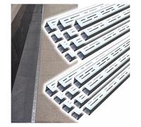 Mini Grille de Drainage de 3,25 ou 5,1 cm de Large, pour terrasse, Jardin, Trottoir, Sol en béton, avec Grille Amovible, kit de gouttière Fine et épissable pour Gazebo (20 pièces, 5 x 5 cm)