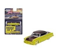 MINI GT 1:64 Lincoln Capri Hot Rod 1954 Lime Yellow