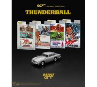 Mini GT #901 1/64 Aston Martin DB5 Thunderball avec Cartes Collection
