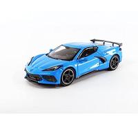 Voiture Miniature de Collection MINI GT 1-64 - CHEVROLET Corvette Stingray - 2020 - Rapid Blue - MGT00251-L