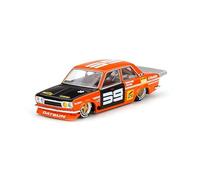 Mini GT Datsun 510 Pro Street SK510, orange/noir KHMG004OR - Modèle de voiture moulé sous pression à l'échelle 1/64