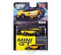 Mini GT True Scale Miniatures Bugatti Vision Gran Turismo Yellow and Carbon 1/64 Diecast Model Car by True Scale Miniatures MGT00317