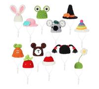 Mini Guinea Pig Hat,12PCS Cute Tiny Hats with Adjustable Strap - Party for