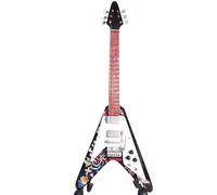 Mini guitare de collection en bois - J.Hendrix - Psychedelic F. V
