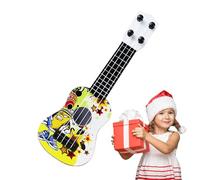 Mini Guitare d'ukulélé pour - 25,2 x 8,7 x 2,9 cm, Mini Instrument Anti- | Accessoire d'apprentissage préscolaire, Outil de Pratique pour débutants pour enseigner