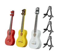 Mini Guitare Ukulélé - 8,46 X 2,95 Pouces, Instrument À Cordes Éducatif, Mini Guitare Imprimée en 3D | pour Les Amateurs De Musique Adolescents Débutants Garçons Filles Étagère Bureau Chevet D