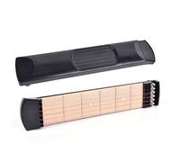 Mini Guitarra portátil de bolsillo, instrumento de práctica de 6 cuerdas para principiantes, 1 unidad