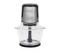 Mini-Hâchoir 221051 Princess, 2 Lames en Acier Inoxydable, Bol en Verre 1L, 300W