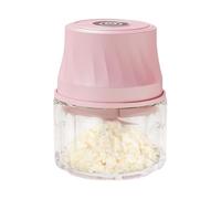 Mini hachoir à ail 350 ml avec processeur et boucle de sécurité, mini hachoir et broyeur pour aliments et ail, pour légumes, viande, carotte, chili, gingembre, fruits, salade, maison commerciale