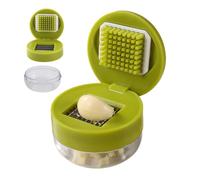 Mini Hachoir à Ail | Base portable et détachable avec son récipient ergonomique | Presse-ail et Hachoir | Pour gingembre, noix, restaurants, maisons, cuisines, écoles, cafétérias, campings et barbecue