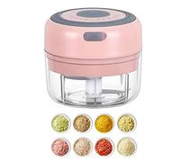 Mini hachoir à ail électrique, 100 ml, USB, hachoir à oignons, petit robot de cuisine portable pour gingembre, chili, légumes