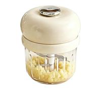 Mini Hachoir à Ail,Hachoir Électrique Pour Aliments,Concasseur de Nourriture Portable - Pour l'Ail, l'Oignon, le Légume, la Salade, le Camping, la Maison, le Restaurant, l'Appartement,