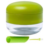 Mini Hachoir À Ail - Hachoir Portable Manuel, Broyeur Ergonomique Pour Gingembre Avec Récipient | Abdos Verts 7x6cm | Pour L'école, La Cafétéria, La Cuisine À Domicile, Le Camping, Le Matériel De Barb