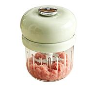 Mini Hachoir à Ail | Presse pour Aliments Broyeur Électrique,Petit Hachoir à Légumes | Pour: Maison, Camping, Restaurant, Cuisine, Appartement, Pique-nique, Ail, Salades, Gingembre et Oignons