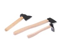 Mini Hachoir À Bois Pour Maison De Poupée, 3 Pièces/Ensemble, Outils Miniatures 1:12, Marteau De Hache