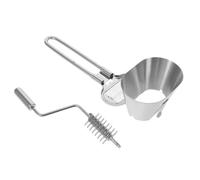Mini Hachoir à Manivelle en Acier Inoxydable Portable | Conception Ergonomique Moderne, Mécanisme Avancé de Broyage, pour Camping Pique-niques