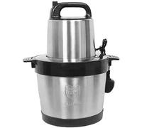 Mini hachoir à viande, mixeur professionnel 1000 W, hachoir électrique de cuisine - Bol en acier inoxydable de 6 L, pour légumes, noix, oignons et viande