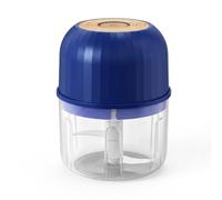 Mini hachoir électrique, 250 ml, mini robot de cuisine et broyeur d'ail, rechargeable par USB, compact et peu encombrant, pour légumes, piments, noix, gadget de cuisine pour la maison et le camping (B