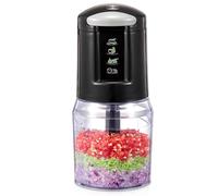 Mini Hachoir Électrique 500ml, 300W avec 4 Lames Inox & 2 Vitesses, Robot de Cuisine Compact pour Viande, Légumes, Noix, Sauces & Purées de Bébé