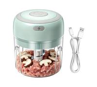 Mini Hachoir Électrique - Déchiqueteur Sans Fil Rechargeable Portable,Broyeur d'Ail Grande Capacité | Pour Hacher Oignon, Légumes, Viande, Poulet, Bœuf, Fromage Et Préparation Culinaire Maison