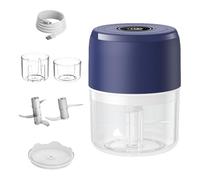 Mini hachoir électrique pour aliments | Mini ustensiles de cuisine, processeur d'aliments portable pour cuisiniers débutants, préparation de repas, camping-car, camping, légumes, viande