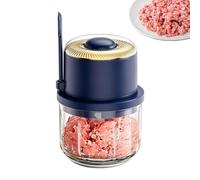 Mini Hachoir Électrique - Rechargeable Anti-Éclaboussures Avec Cuillère | Robot Culinaire Petit Hachoir Électrique | Pour Gingembre Viande Piment Légumes Fruits Purée Pour Maison Cuisine Appartement B