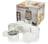 Mini hachoir - Kenwood - Multi moulin - 3 bols de rangement - Accessoire robot multifonctions - Blanc