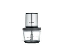 SEVERIN Hachoir électrique 400 W multifonction d'une capacité d'1 Litre, garanti sans BPA, Hachoir à viande, oignons, herbes, fromage, etc., Broyeur universel, noir mat/inox, KM 3867