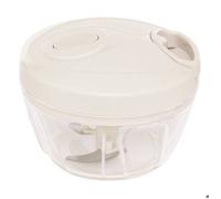 Mini hachoir manuel à 2 lames inox - Pratique et utilisation facile - Coloris Blanc et Vert