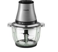 Philips Mini hachoir bol en verre HR1503/00 2 L 500 W argent