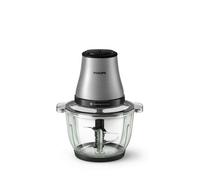 Philips Mini hachoir bol en verre HR1503/00 2 L 500 W argent